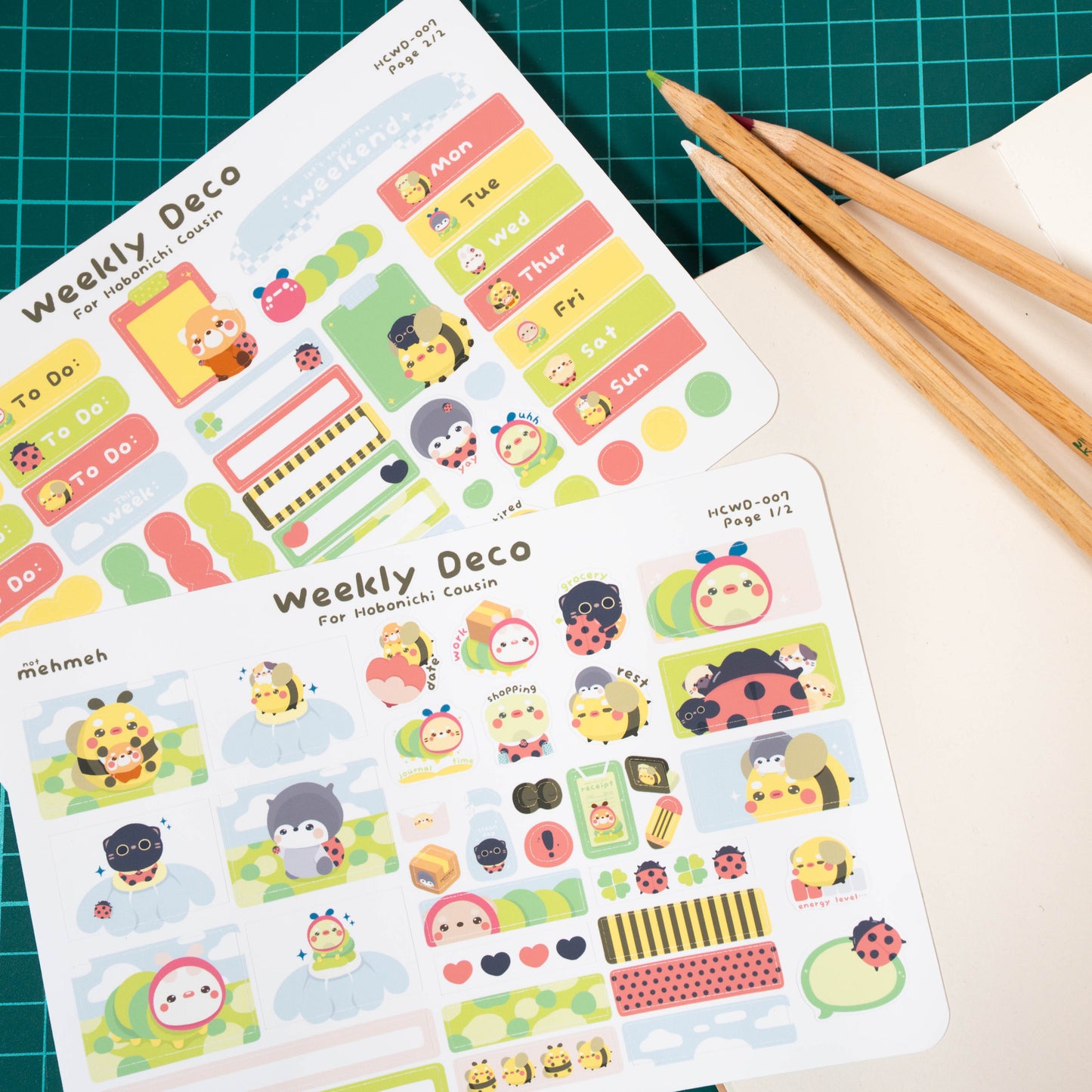 Bugs Hobonichi Cousin Weekly Kit