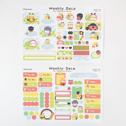 Bugs Hobonichi Cousin Weekly Kit