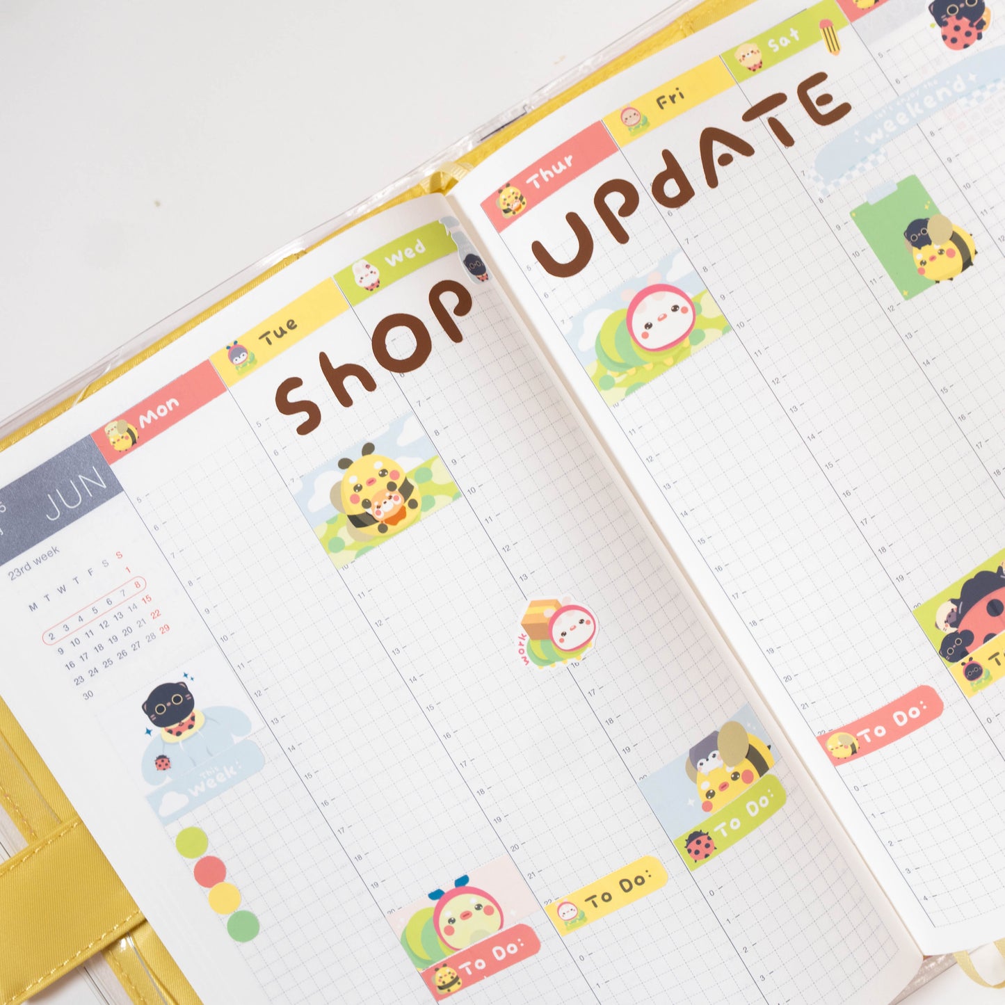 Bugs Hobonichi Cousin Weekly Kit