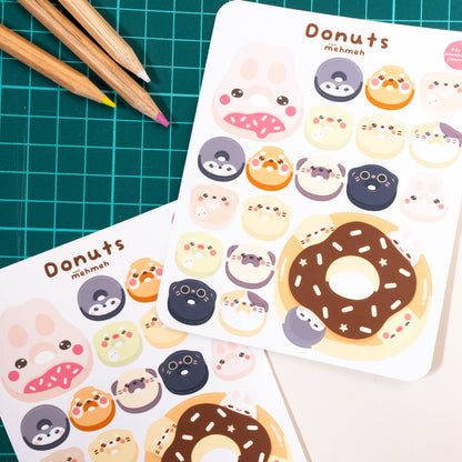 Donuts Deco Sticker Sheet