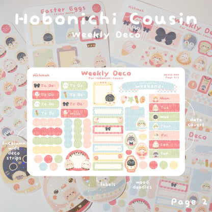 Happy Easter Hobonichi Cousin Weekly Kit