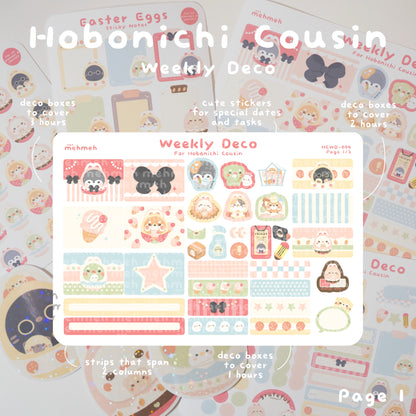 Happy Easter Hobonichi Cousin Weekly Kit