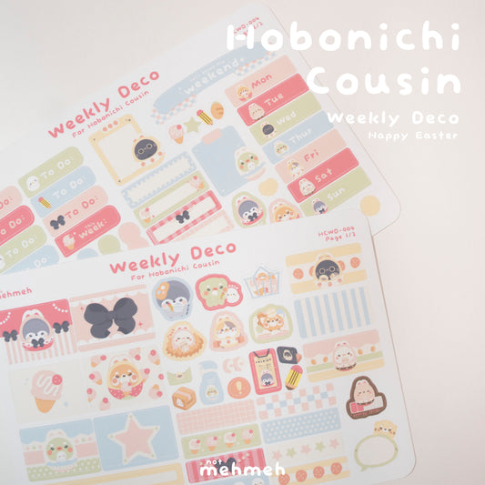 Happy Easter Hobonichi Cousin Weekly Kit