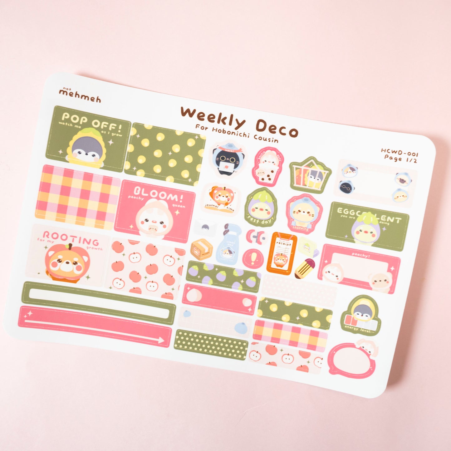 Spring Awakening Hobonichi Cousin Weekly Kit