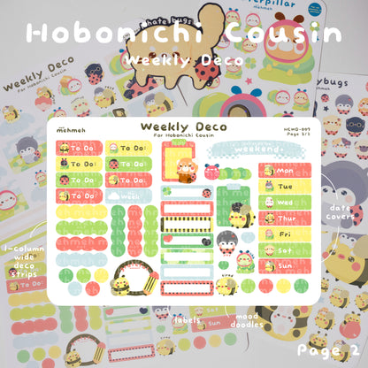 Bugs Hobonichi Cousin Weekly Kit