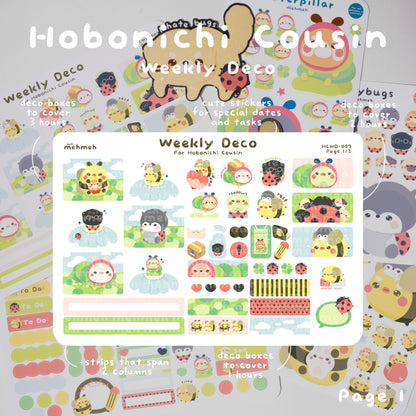 Bugs Hobonichi Cousin Weekly Kit